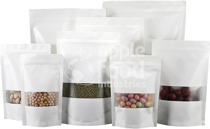 Pouch packing white